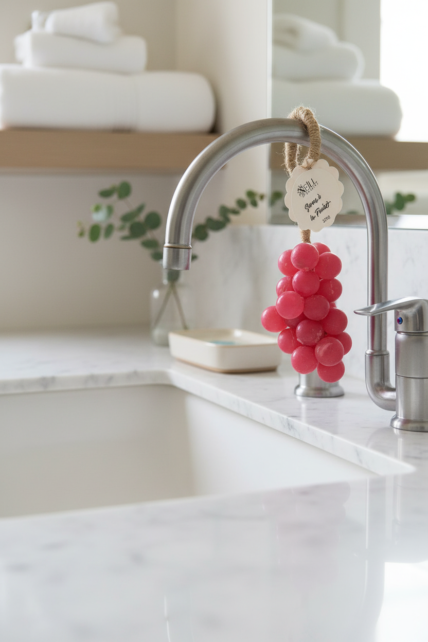 Savon Artisanal parfumé à la Fraise