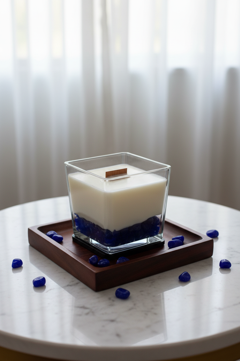 Bougie Parfumée à la Bergamote ~Ozone -440g